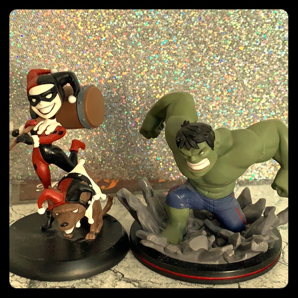 Harley Quinn and The Hulk QFiG